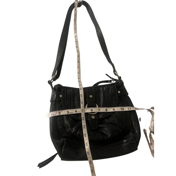 Fossil black leather crossbody bag - Picture 3 of 10